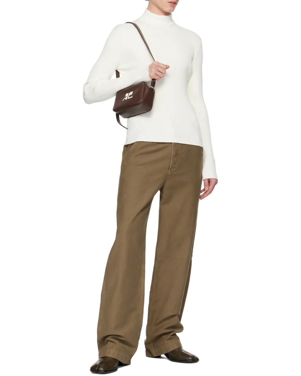 Mock Neck Long-Sleeved Jumper