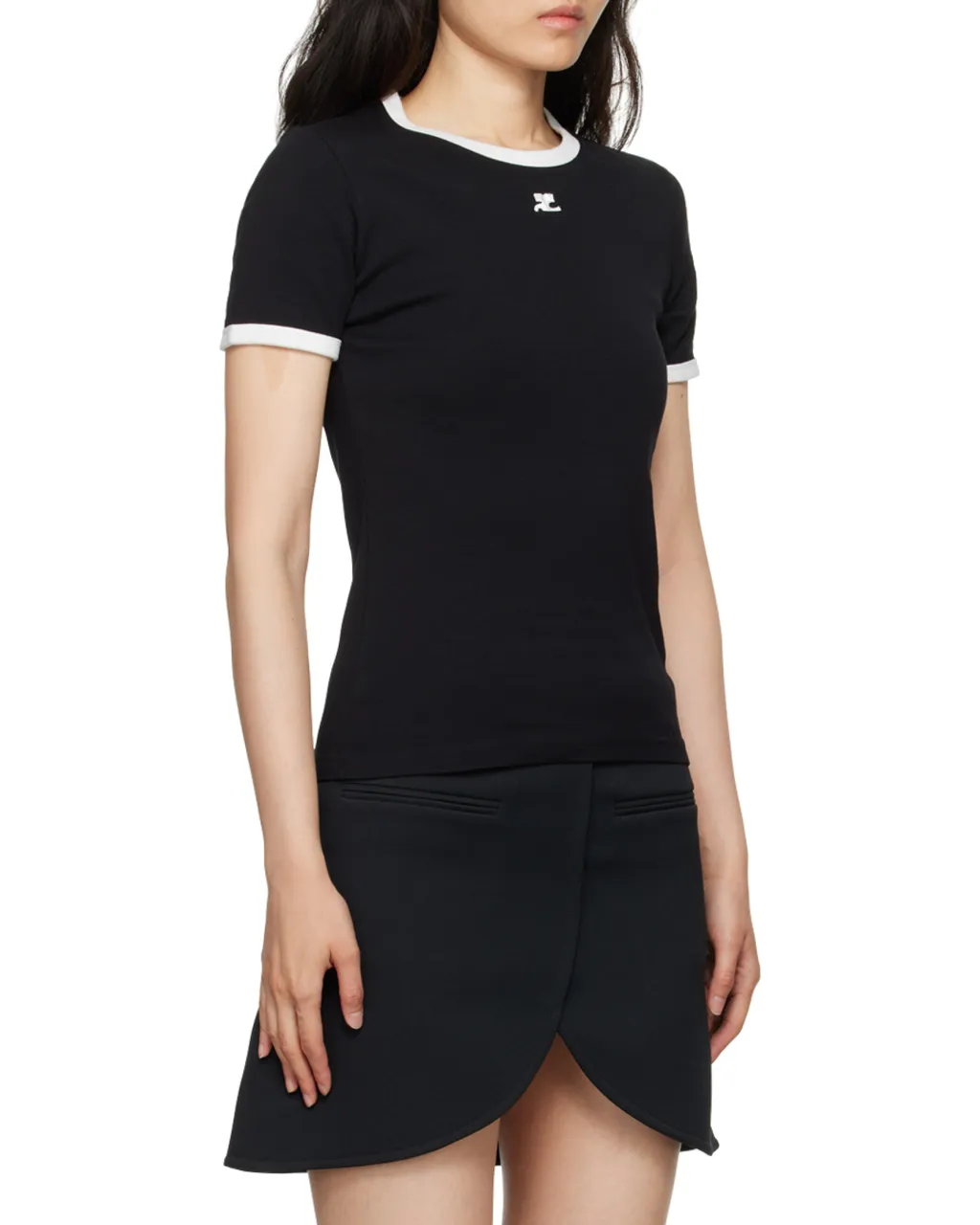 Logo Embroidered Crewneck T-Shirt