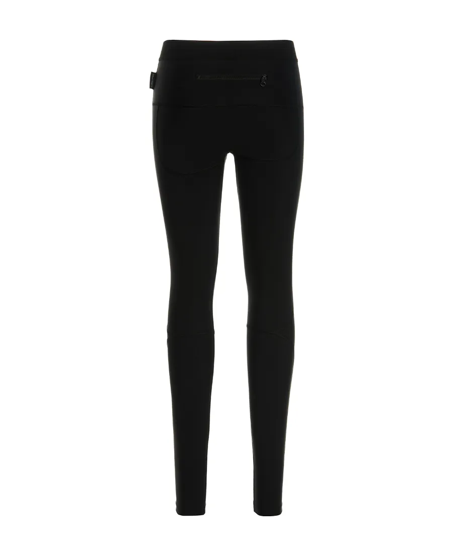 Logo Printed Racer Leggings