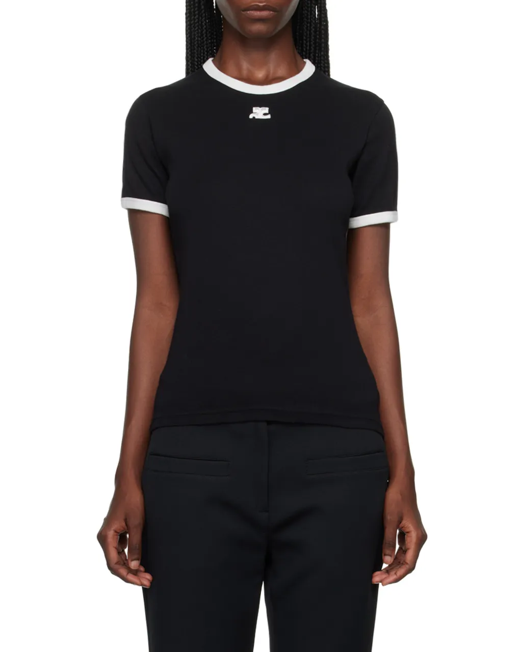 Bumpy Crewneck Short-Sleeved T-Shirt