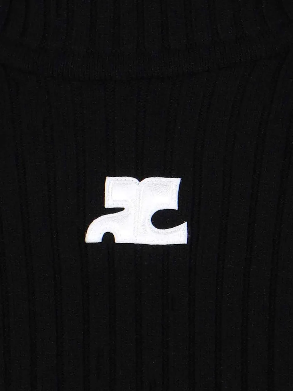 Reedition Short-Sleeved Ribbed Knit Jumper