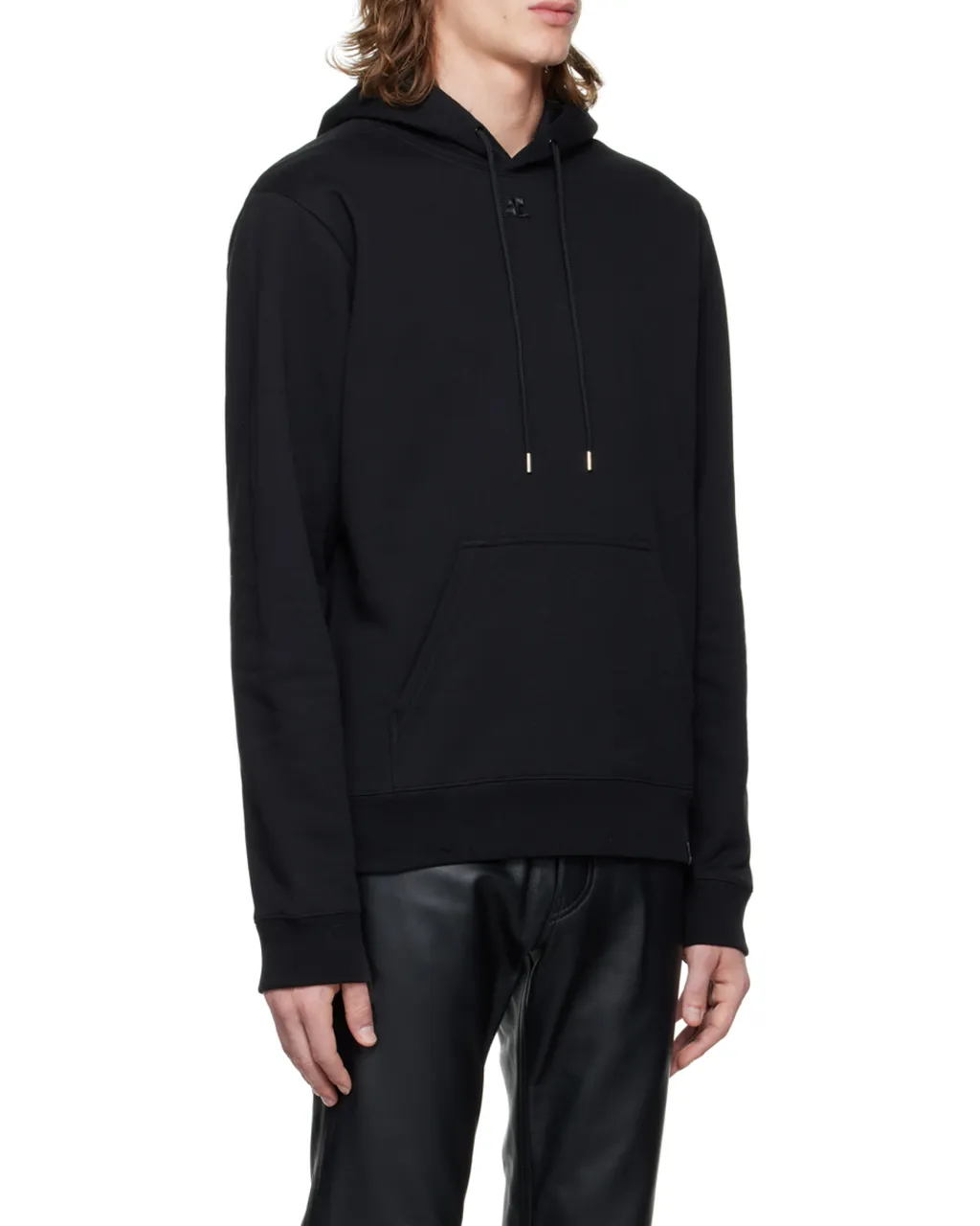 Drawstring Long-Sleeved Hoodie