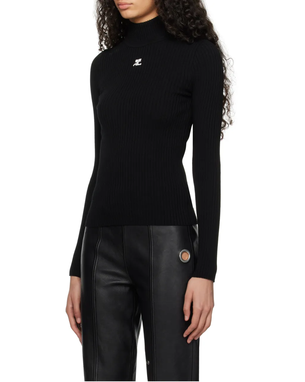 High Neck Knitted Jumper