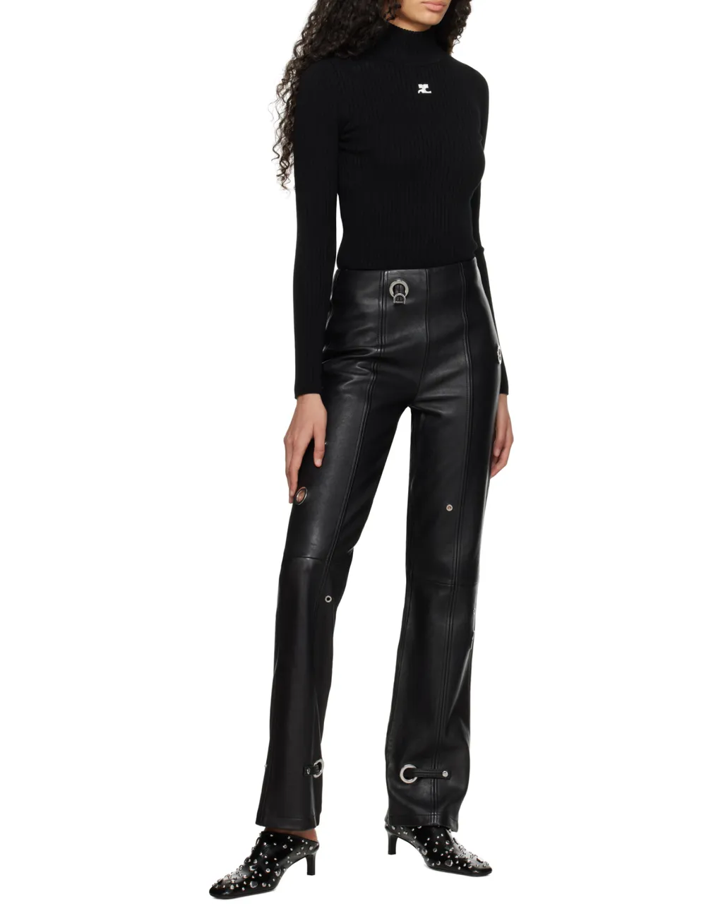 High Neck Knitted Jumper