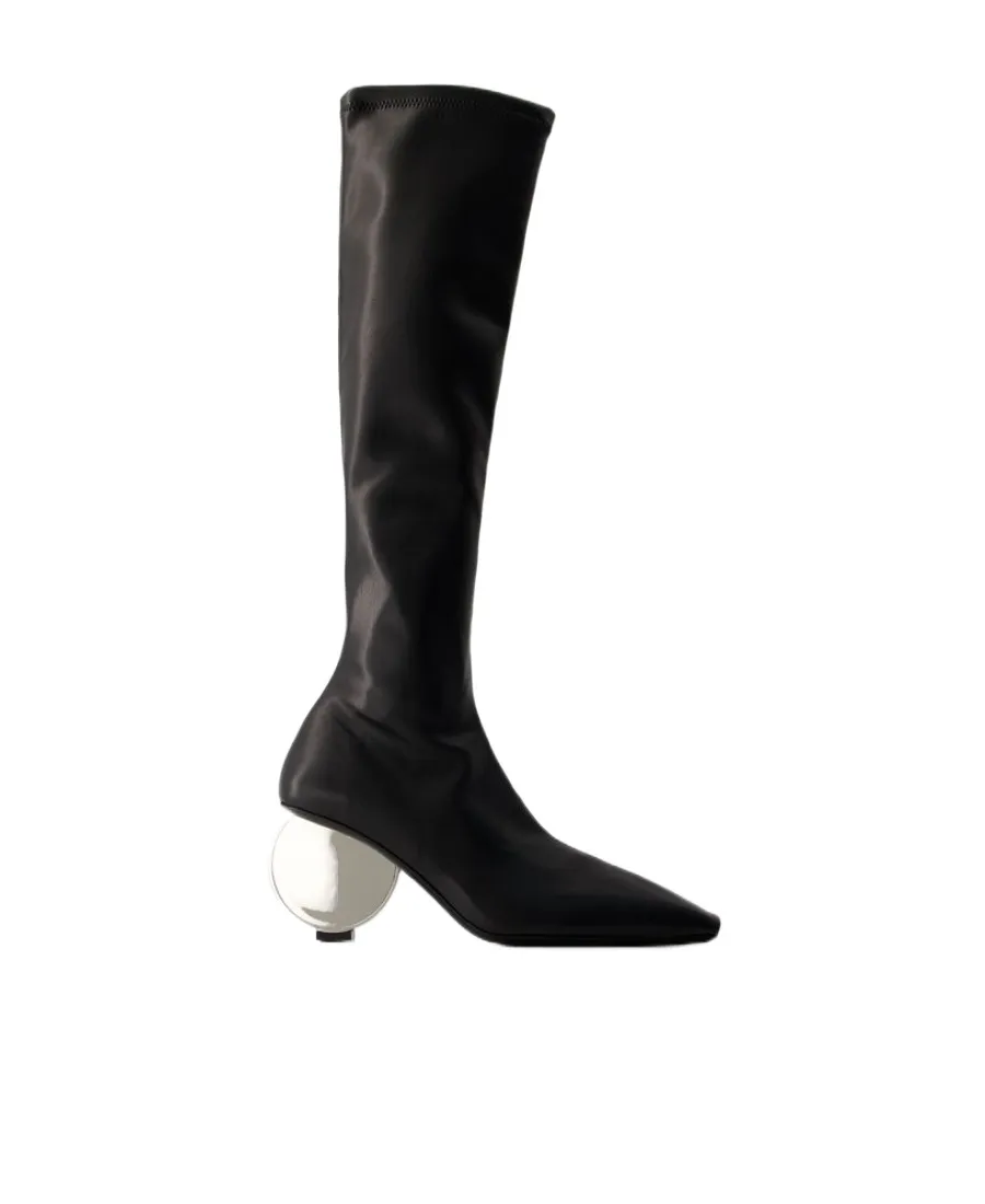Circle Heel Boots