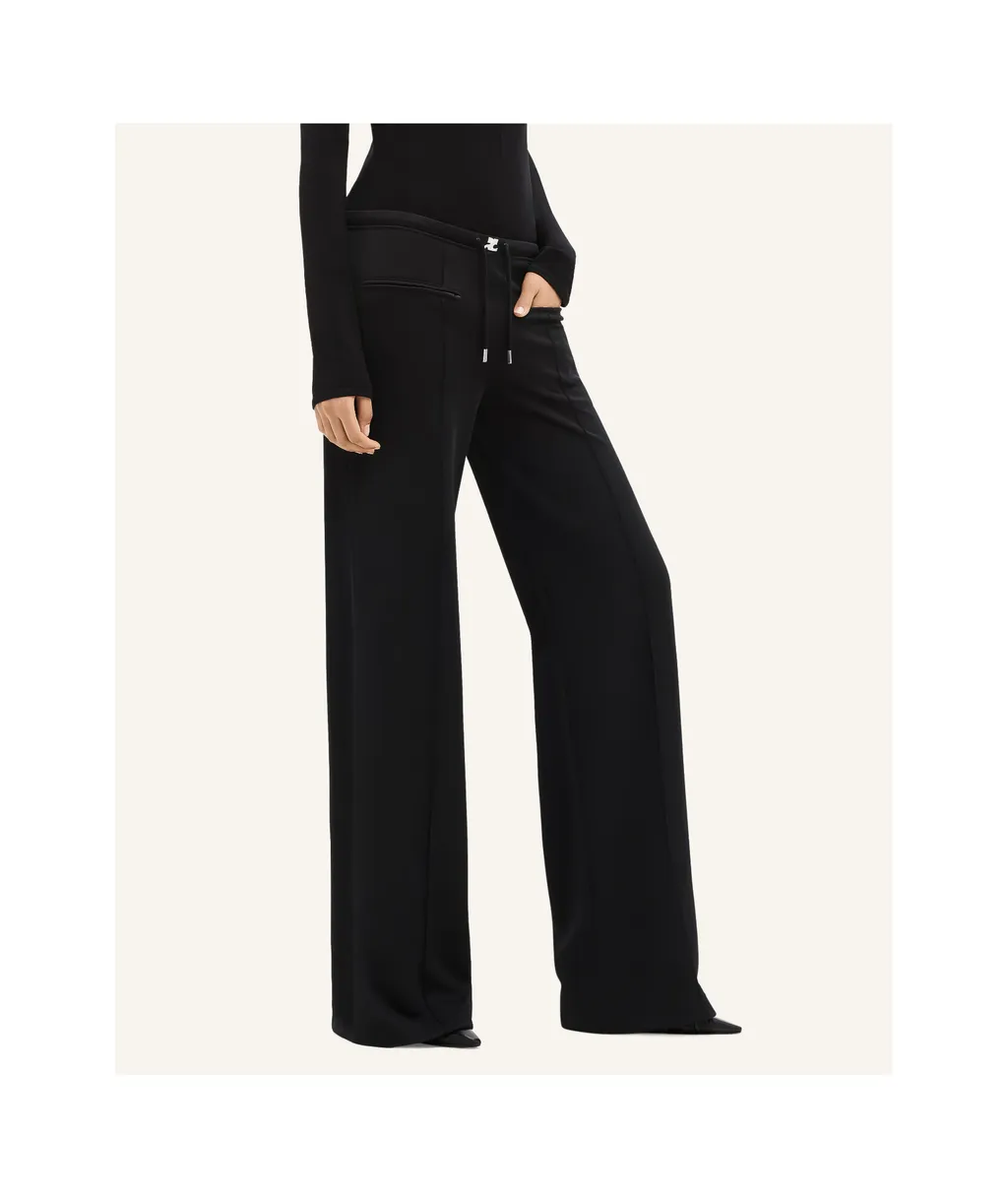 Drawstring Straight Leg Pants