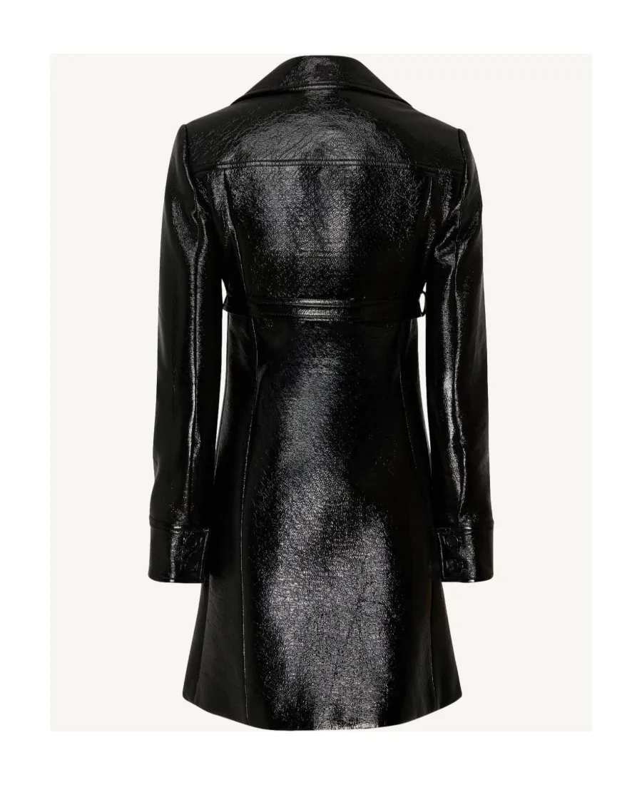 Belted Short Heritage Vinyl Coat
