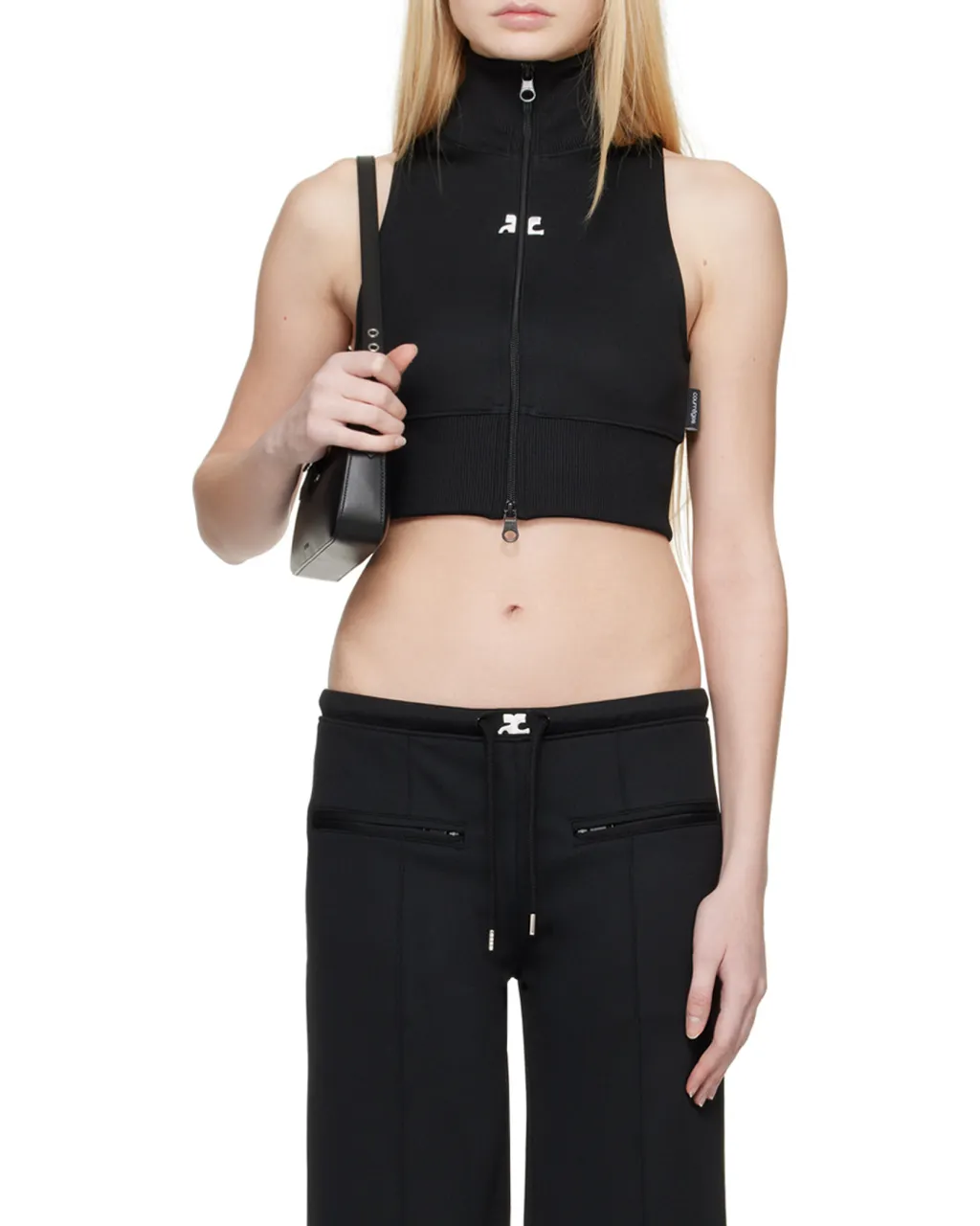 Interlock Tracksuit Cropped Vest