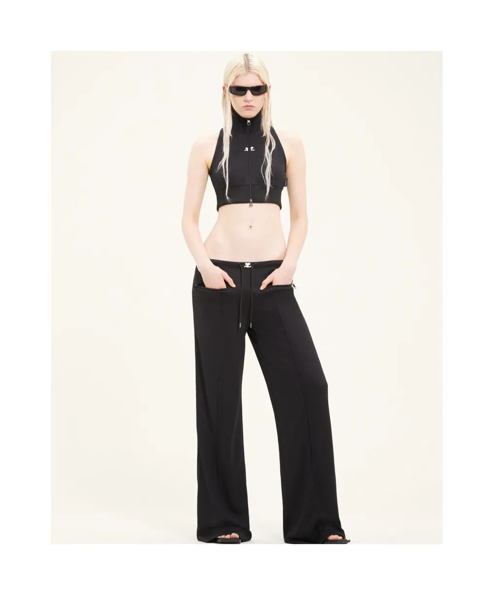 Interlock Tracksuit Cropped Vest