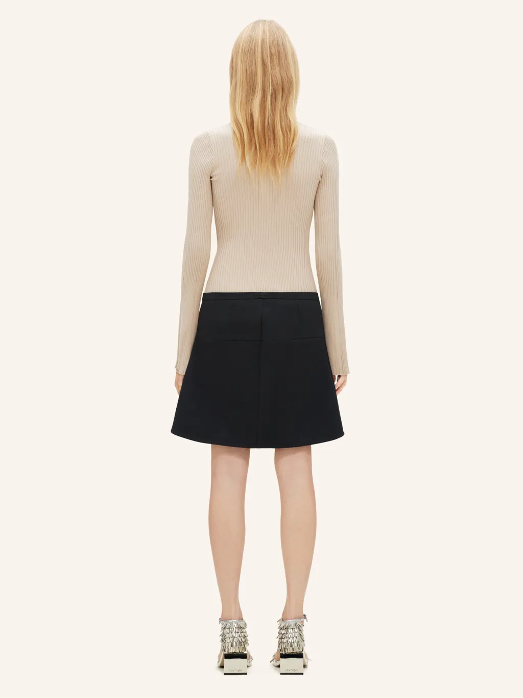 Ellipse Twill Mini Skirt