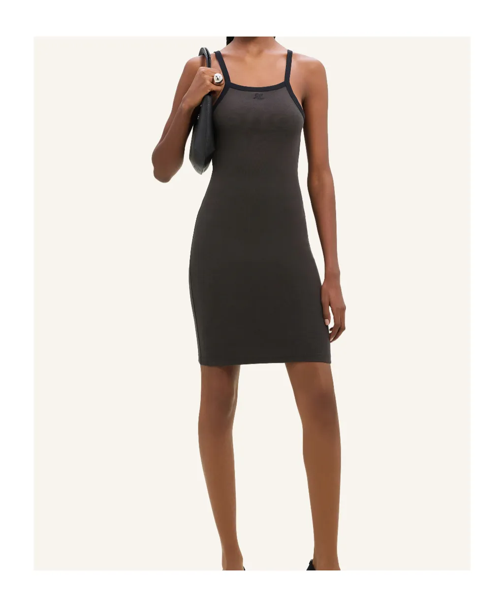 Contrast Mini Dress