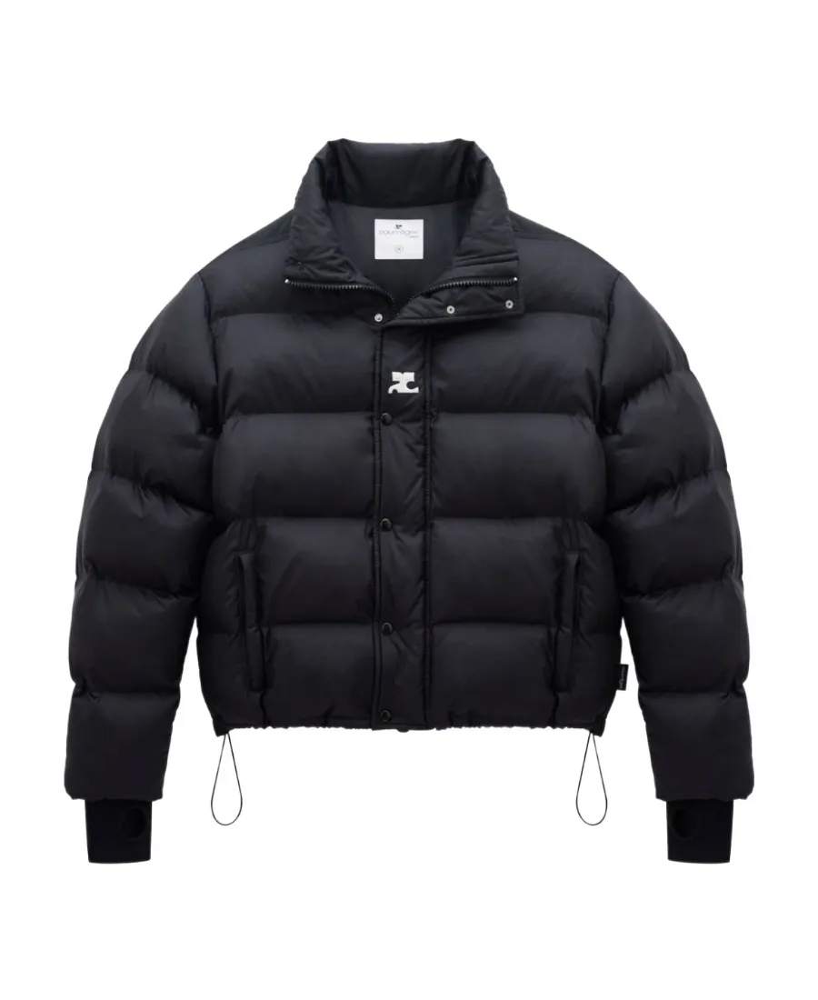 Logo Embroidered Puffer Jacket