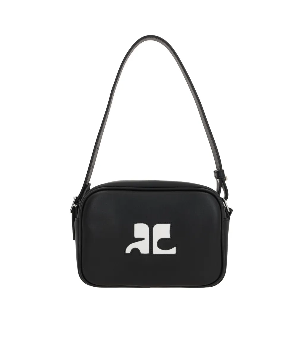 Reedition Logo Patch Zip-Up Shoulder Bag