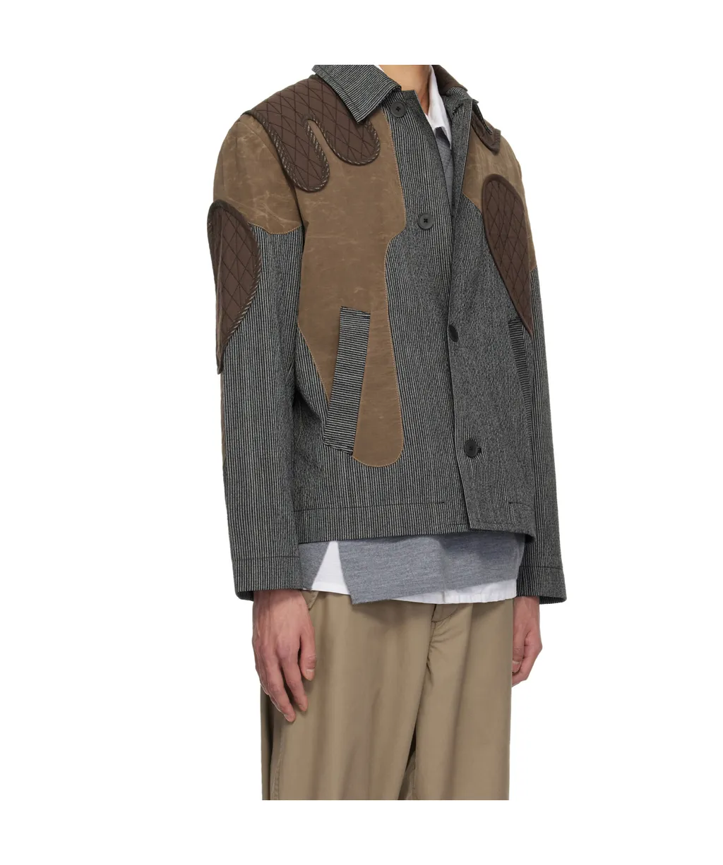 Patchwork Design Jacket