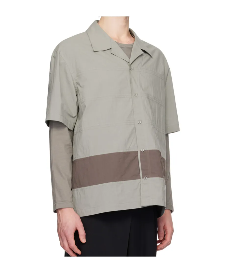 Panelled Short Sleeve Shirt