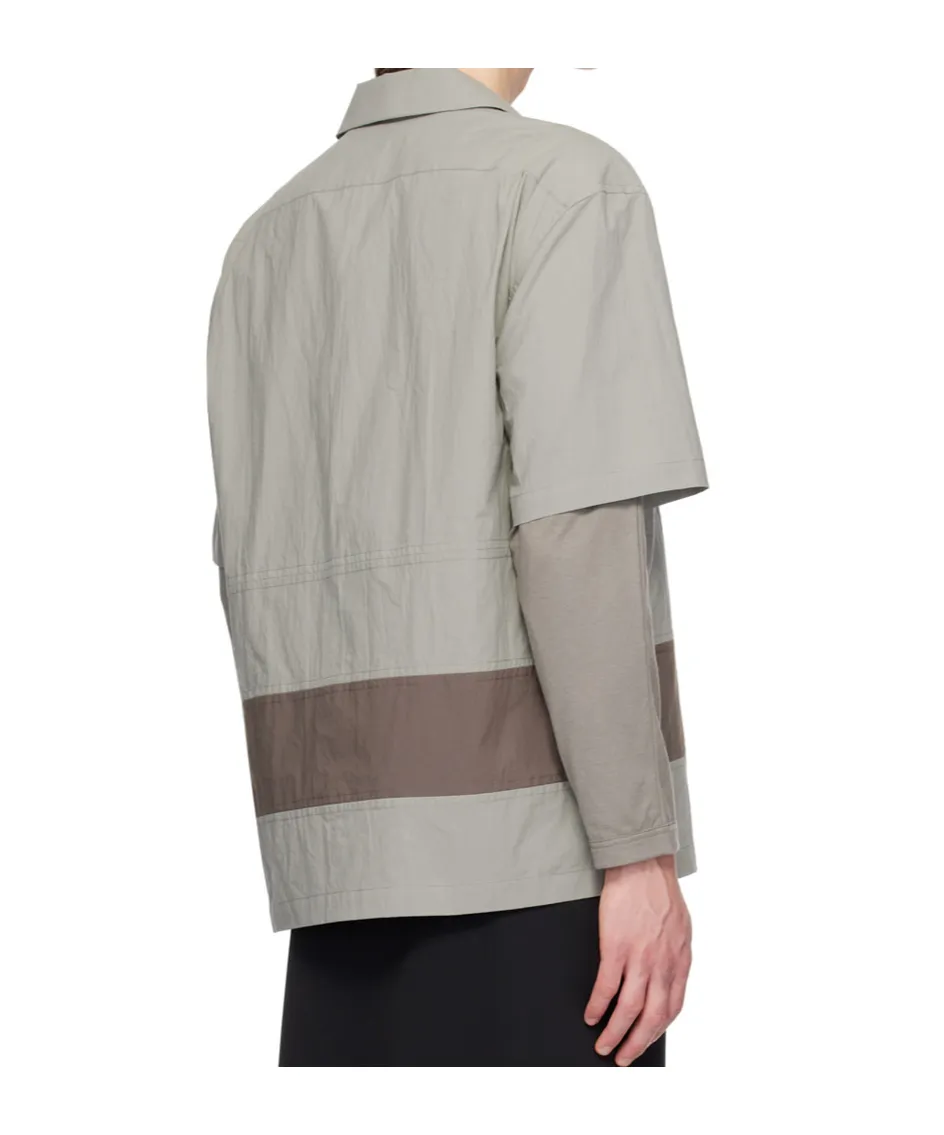 Panelled Short Sleeve Shirt