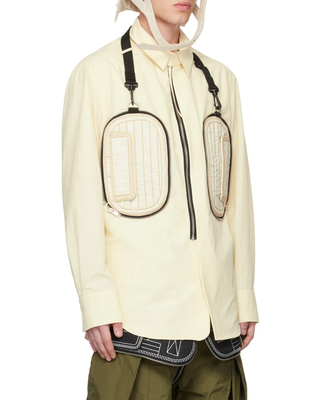 Padded-Pocket Detail Shirt