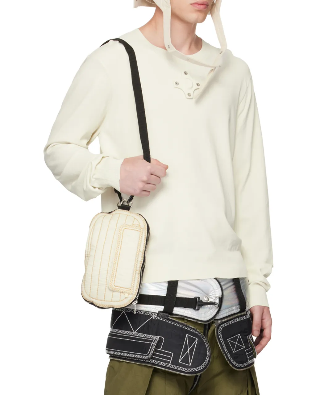 Padded-Pocket Detail Shirt