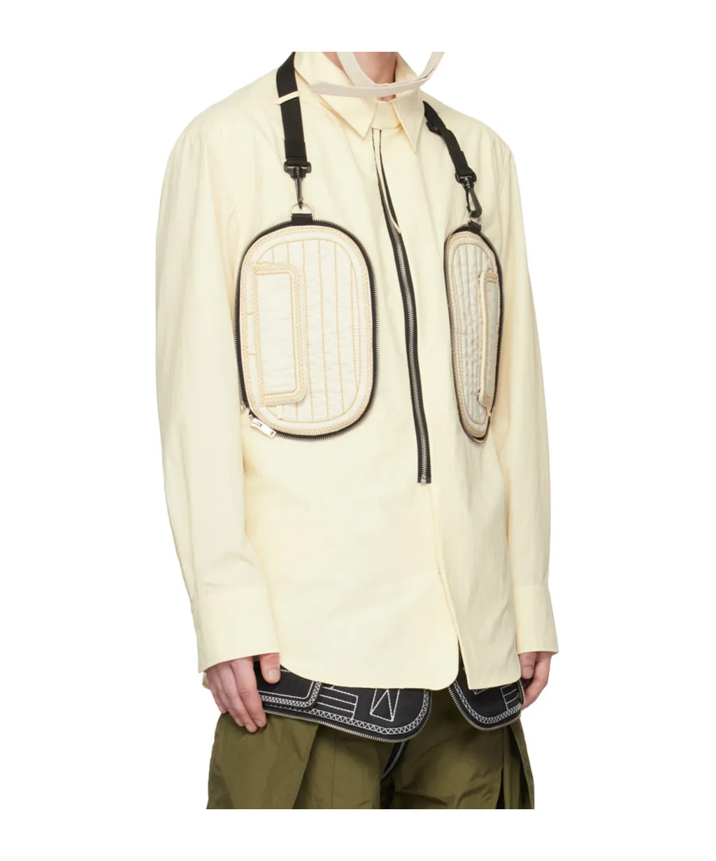 Padded-Pocket Detail Shirt