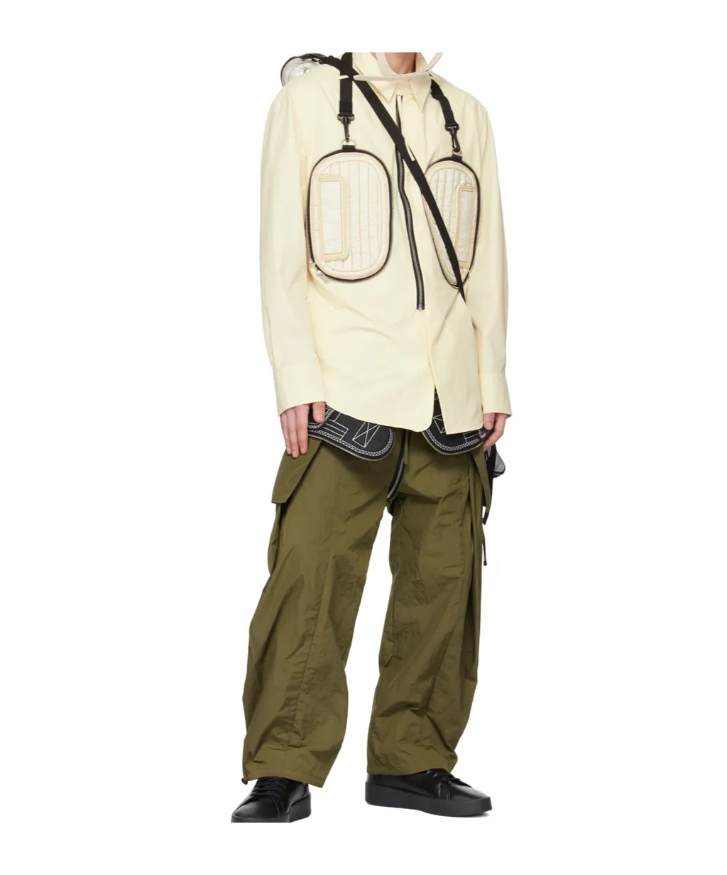 Padded-Pocket Detail Shirt
