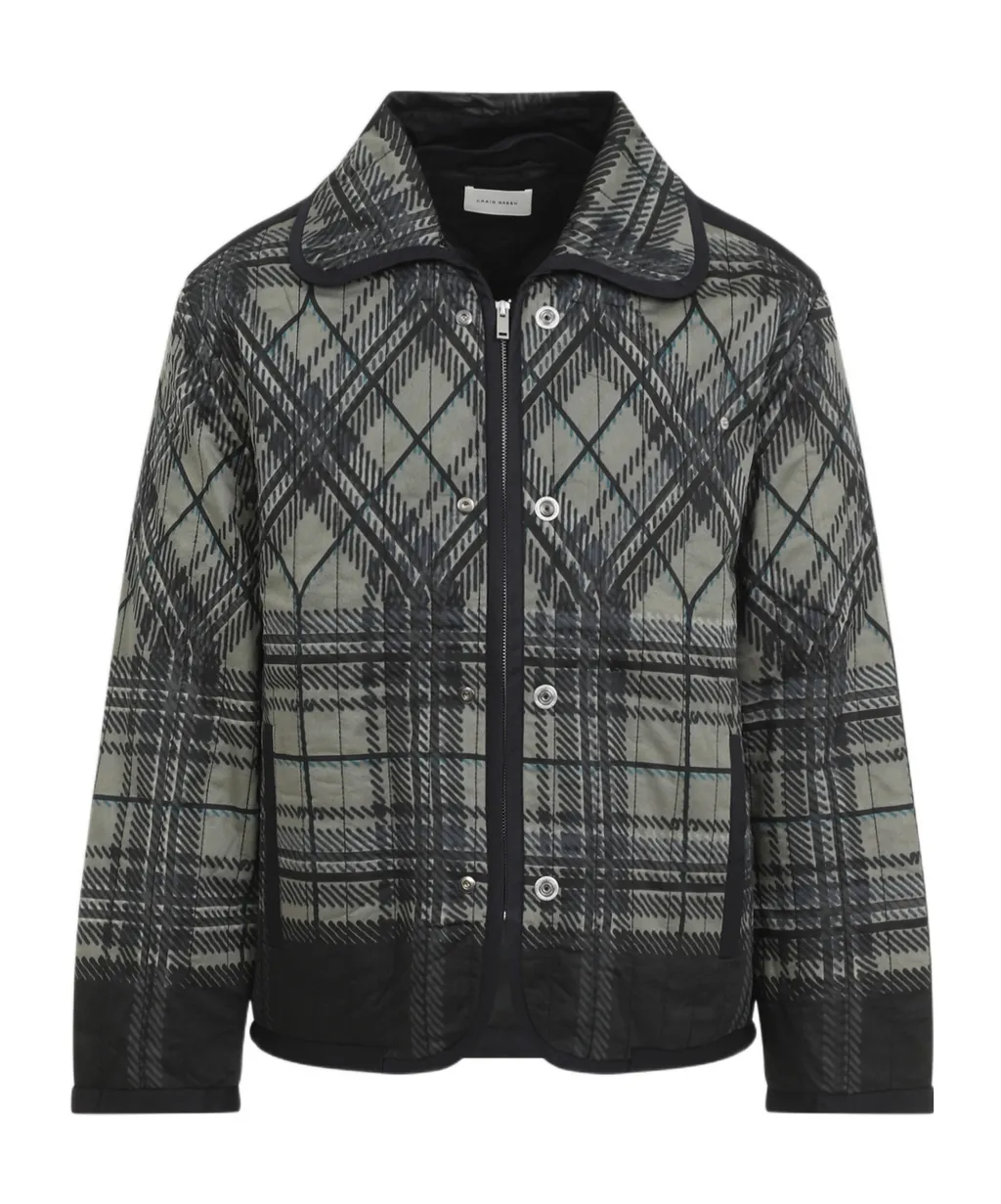 Plaid Quilted Jacket