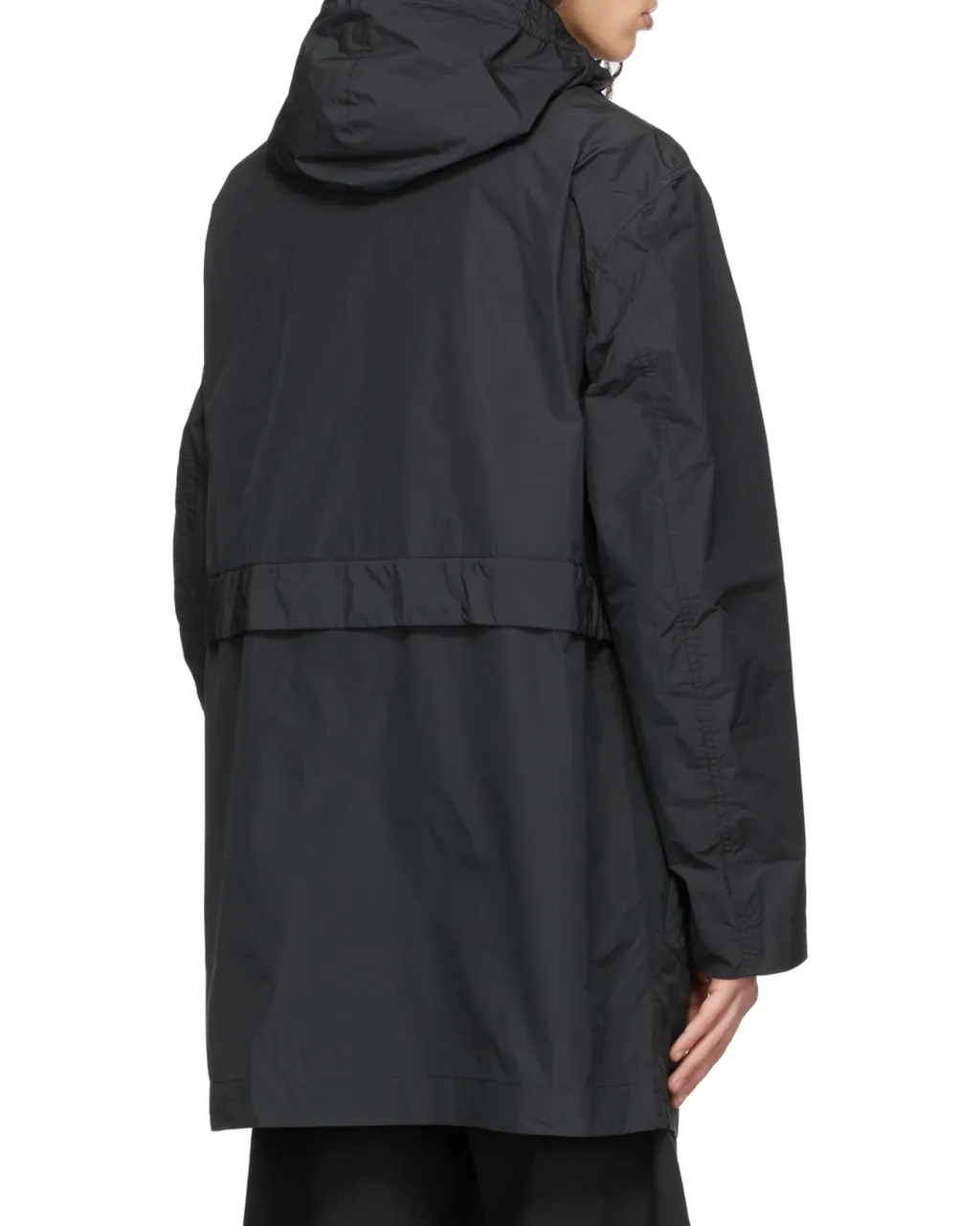 Tied-Waist Parka Coat