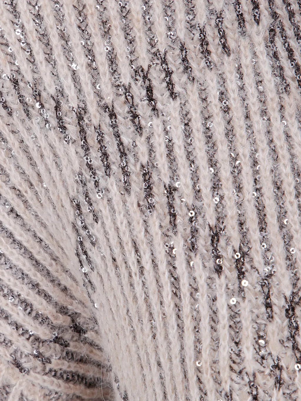 Sequined Rhombus Cardigan