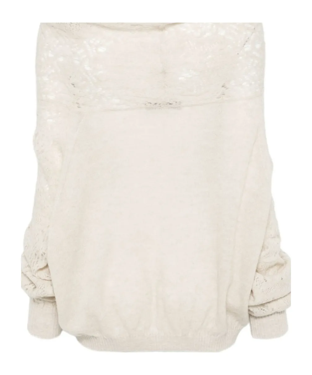 Long-Sleeved Ribbed Sweater