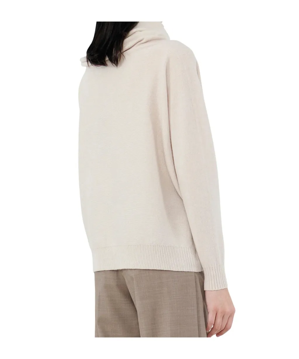 Long-Sleeved Ribbed Sweater