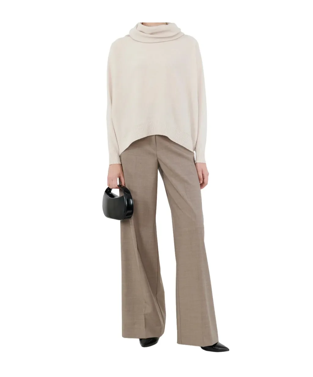 Long-Sleeved Ribbed Sweater