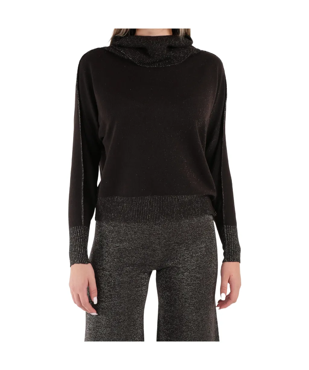 Long-Sleeved Ribbed Sweater