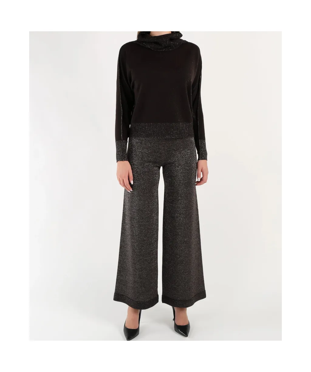 Long-Sleeved Ribbed Sweater
