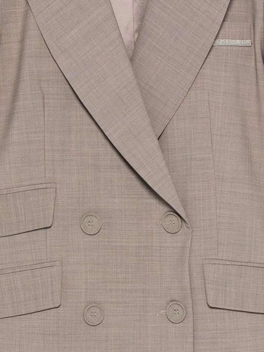 Double-Breasted Flap-Pocket Jacket
