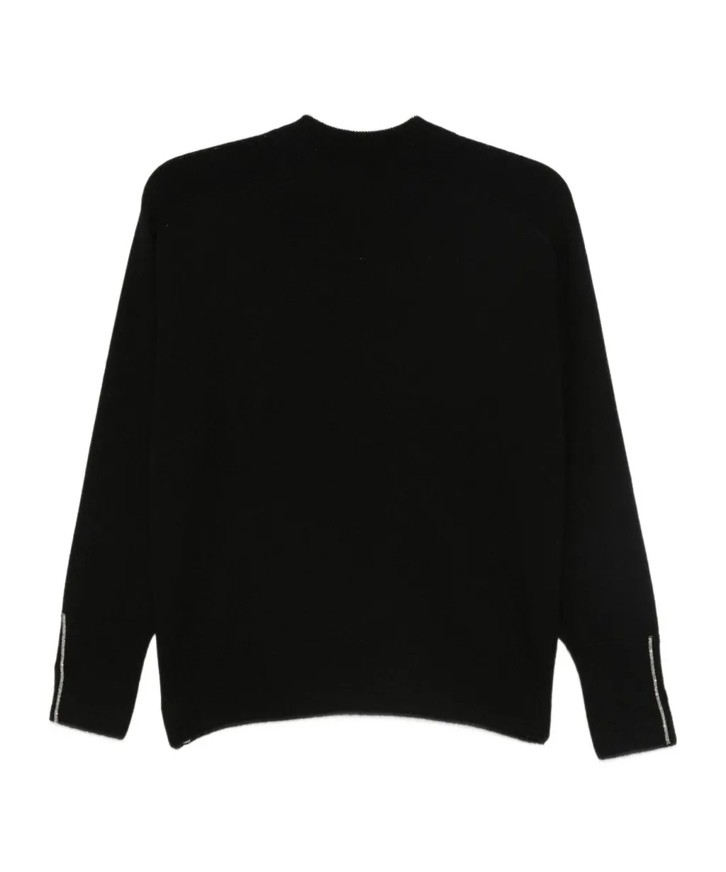 Crew Neck Long-Sleeved Sweater
