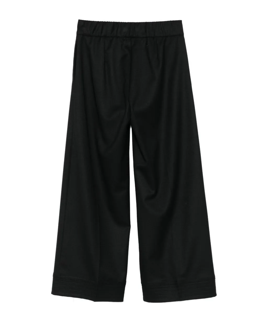 Elasticated-Waistband Trousers