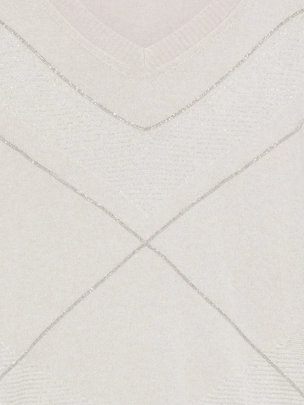 V-Neck Embellished Knitwear