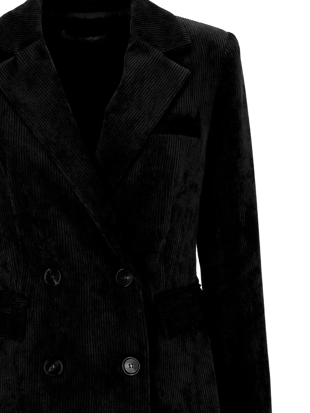 Corduroy Double-Breasted Blazer