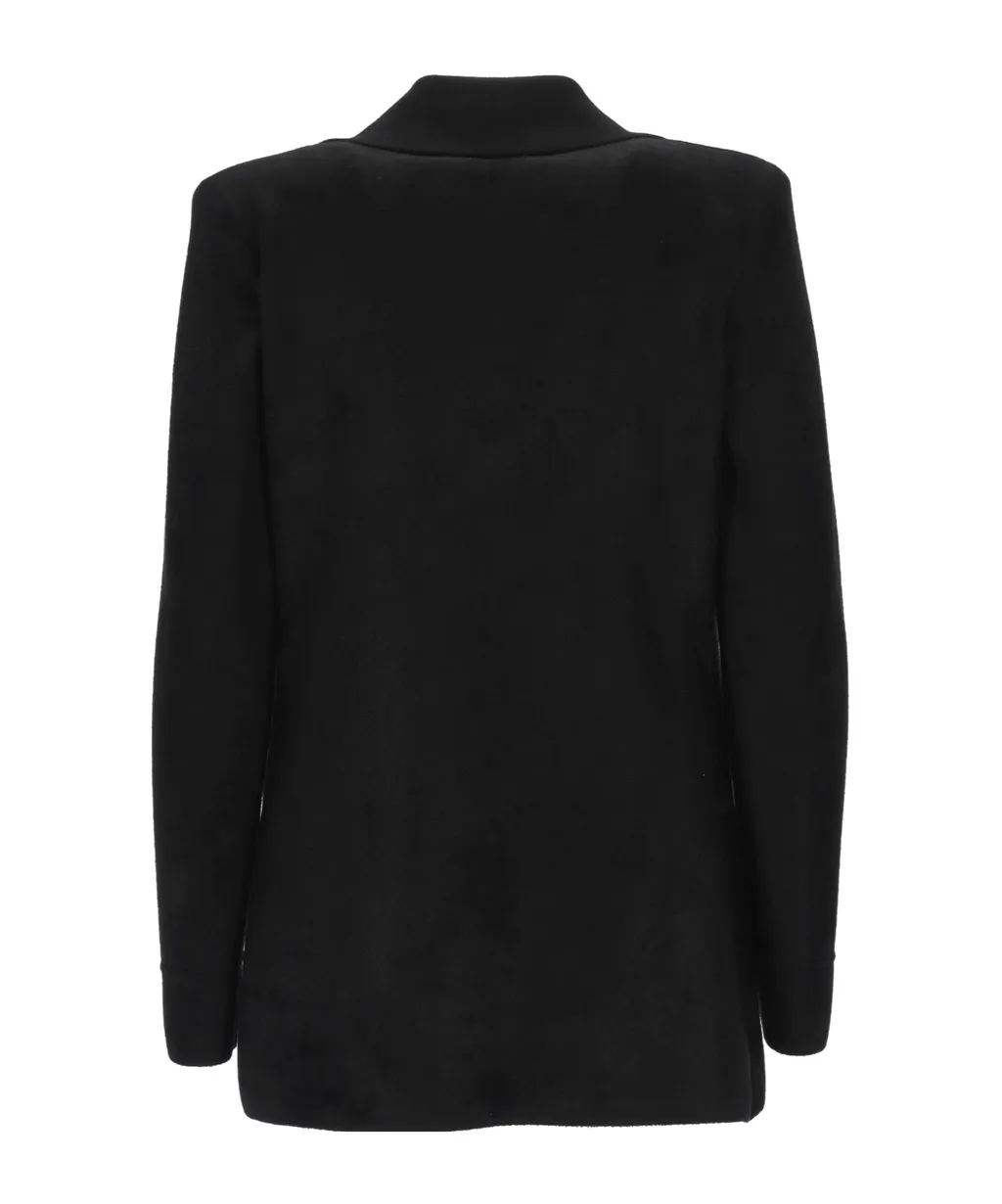 Double-Breasted Patch-Pocket Blazer