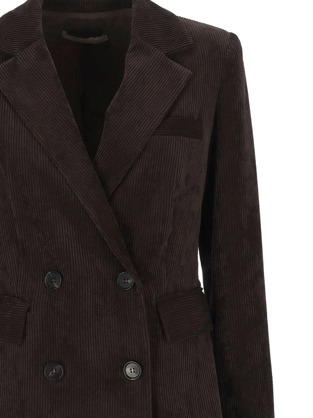 Corduroy Double-Breasted Blazer