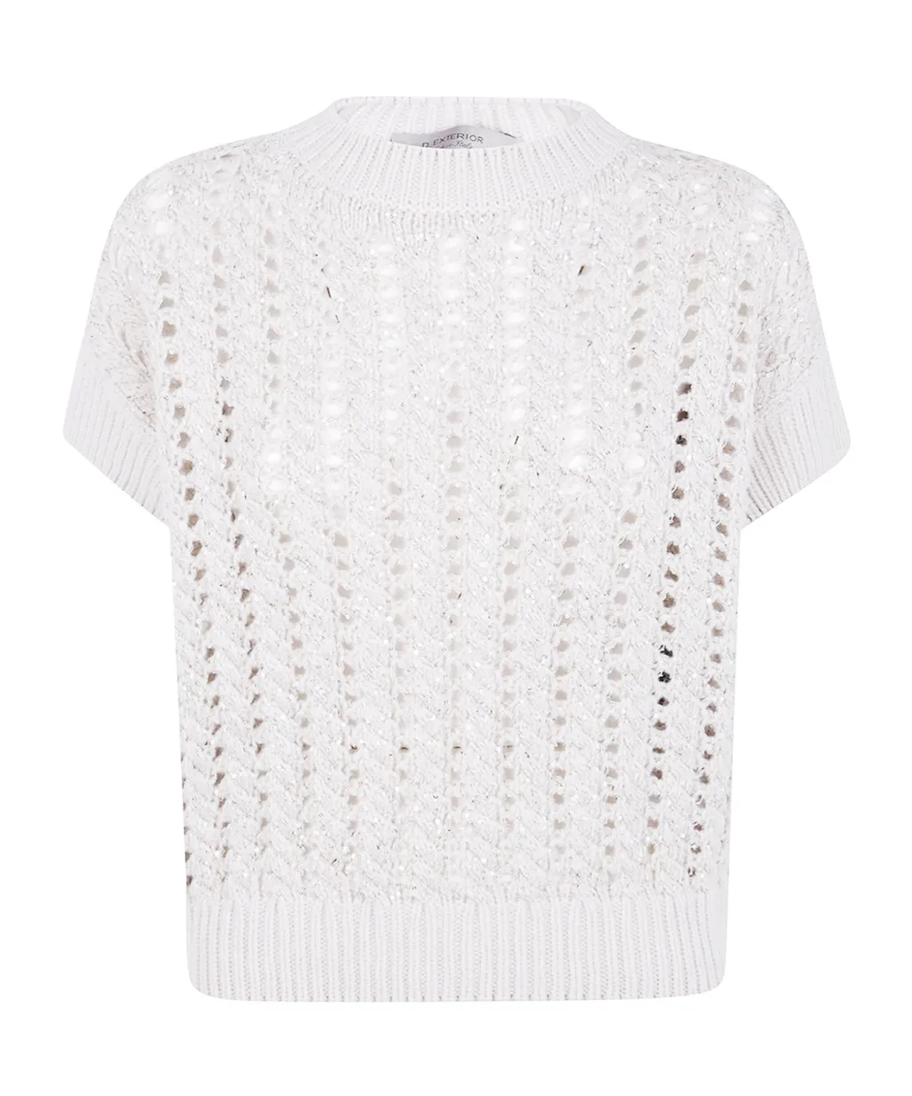 Braid Crystal Gilet Knitwear