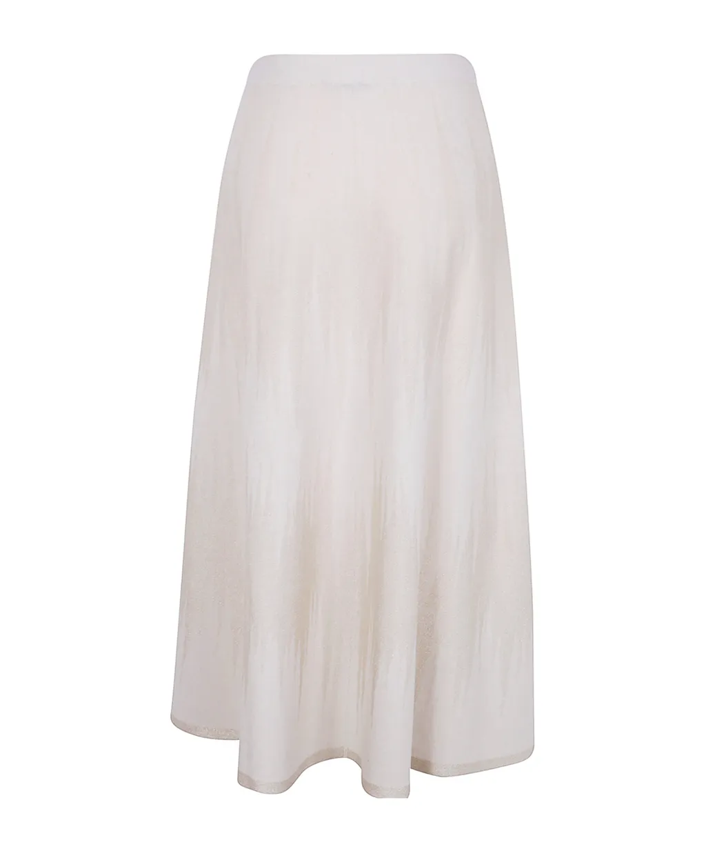Chevron Flared Skirt