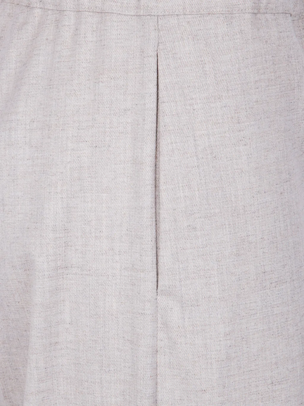 Flannel Wide-Leg Pants