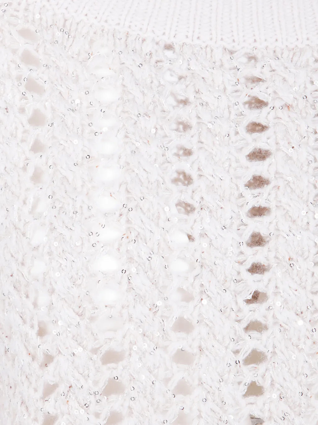 Braid Crystal Boatneck Sweater
