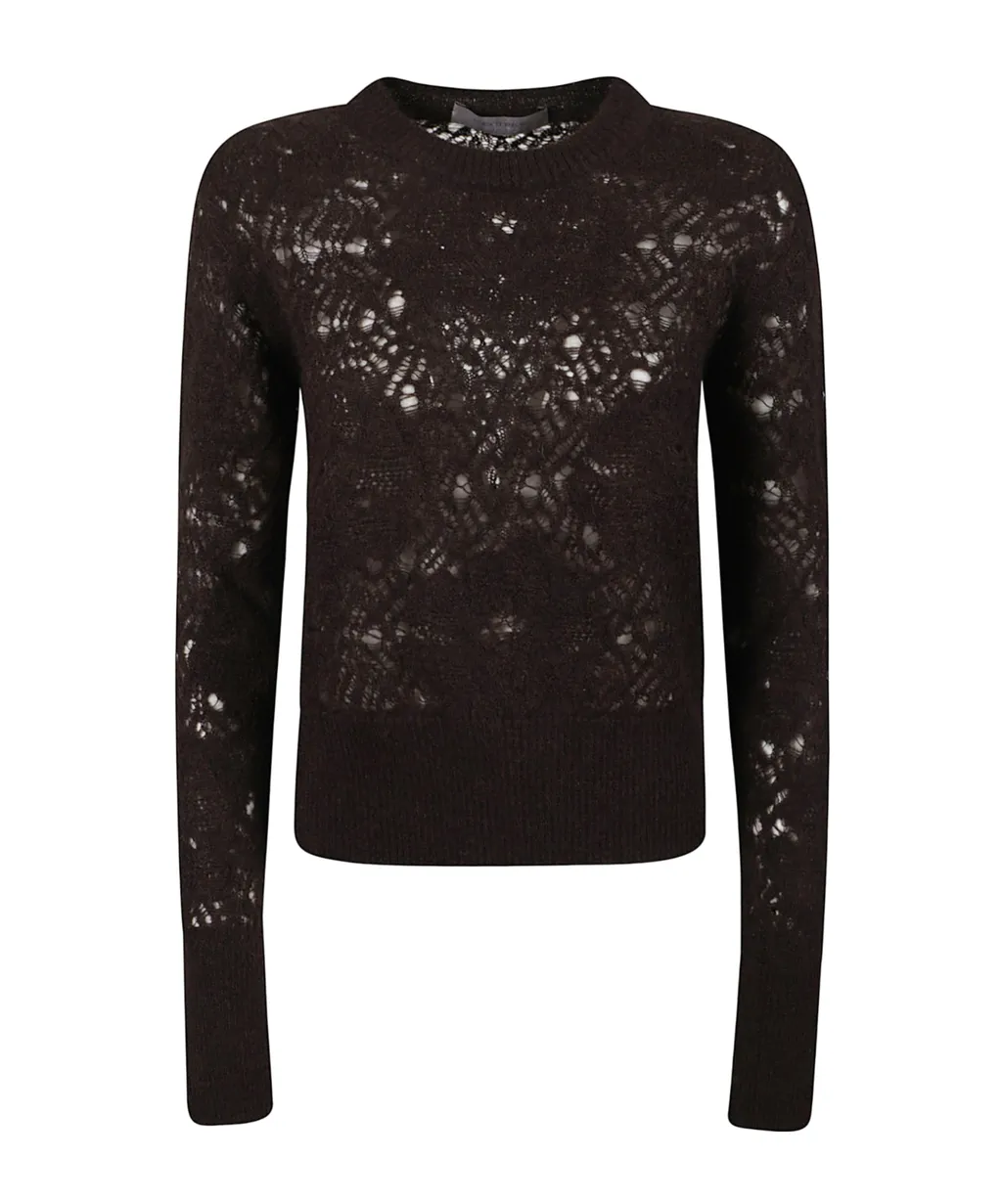 Crew Neck Long-Sleeved Sweater