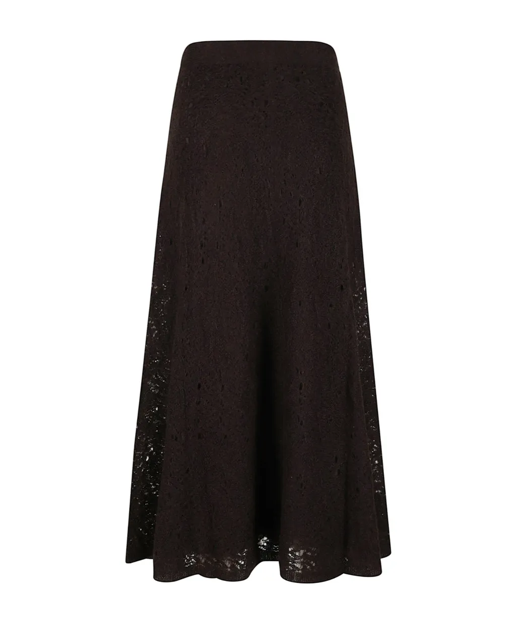 Pleated Detail Skirt