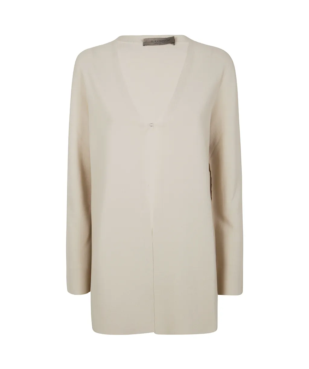 Open Front Knit Cardigan