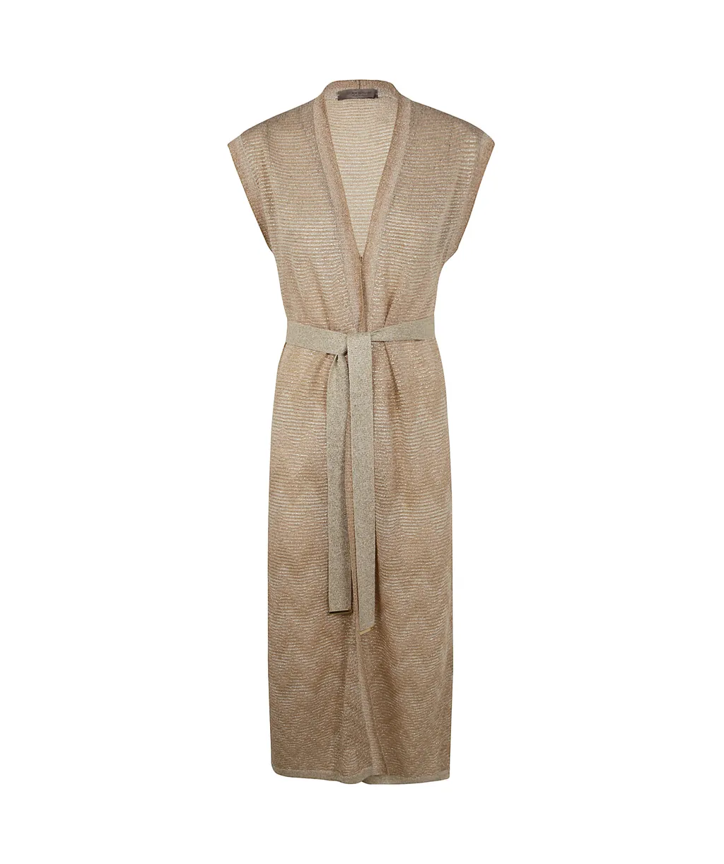 Belted Knit Maxi Dress