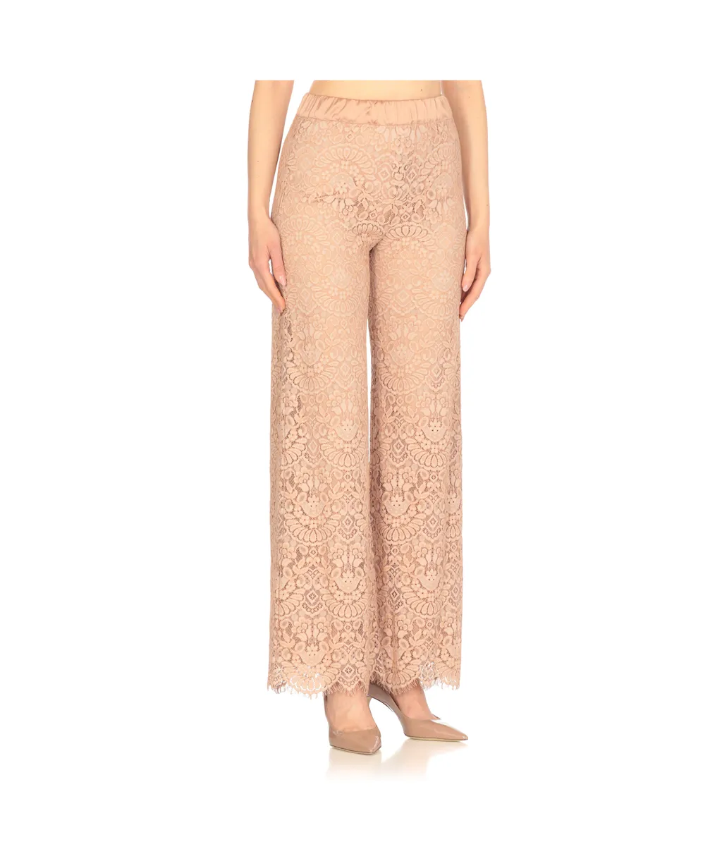 Lace Wide Leg Pants