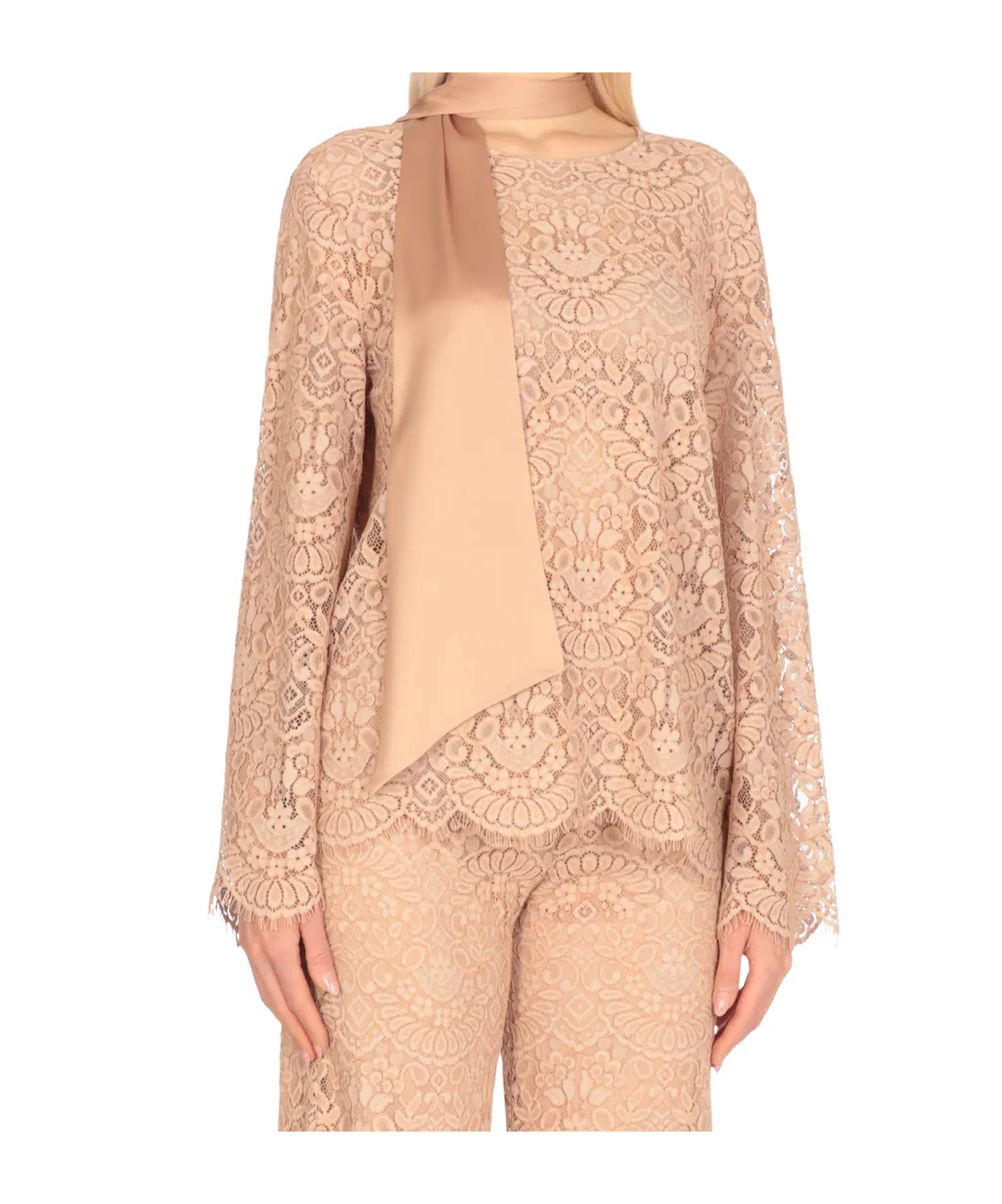 Lace Long Sleeve Top