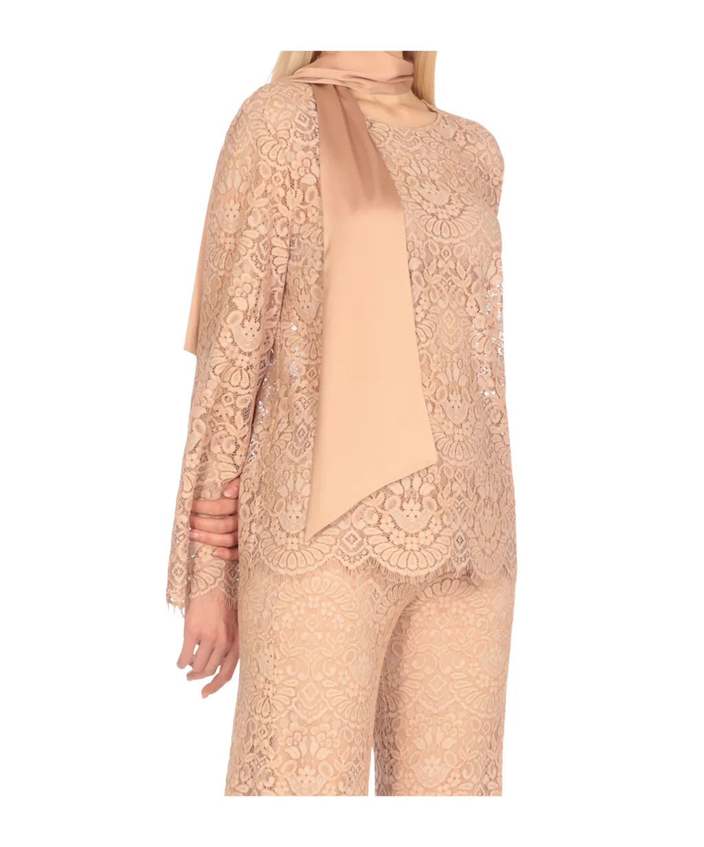 Lace Long Sleeve Top